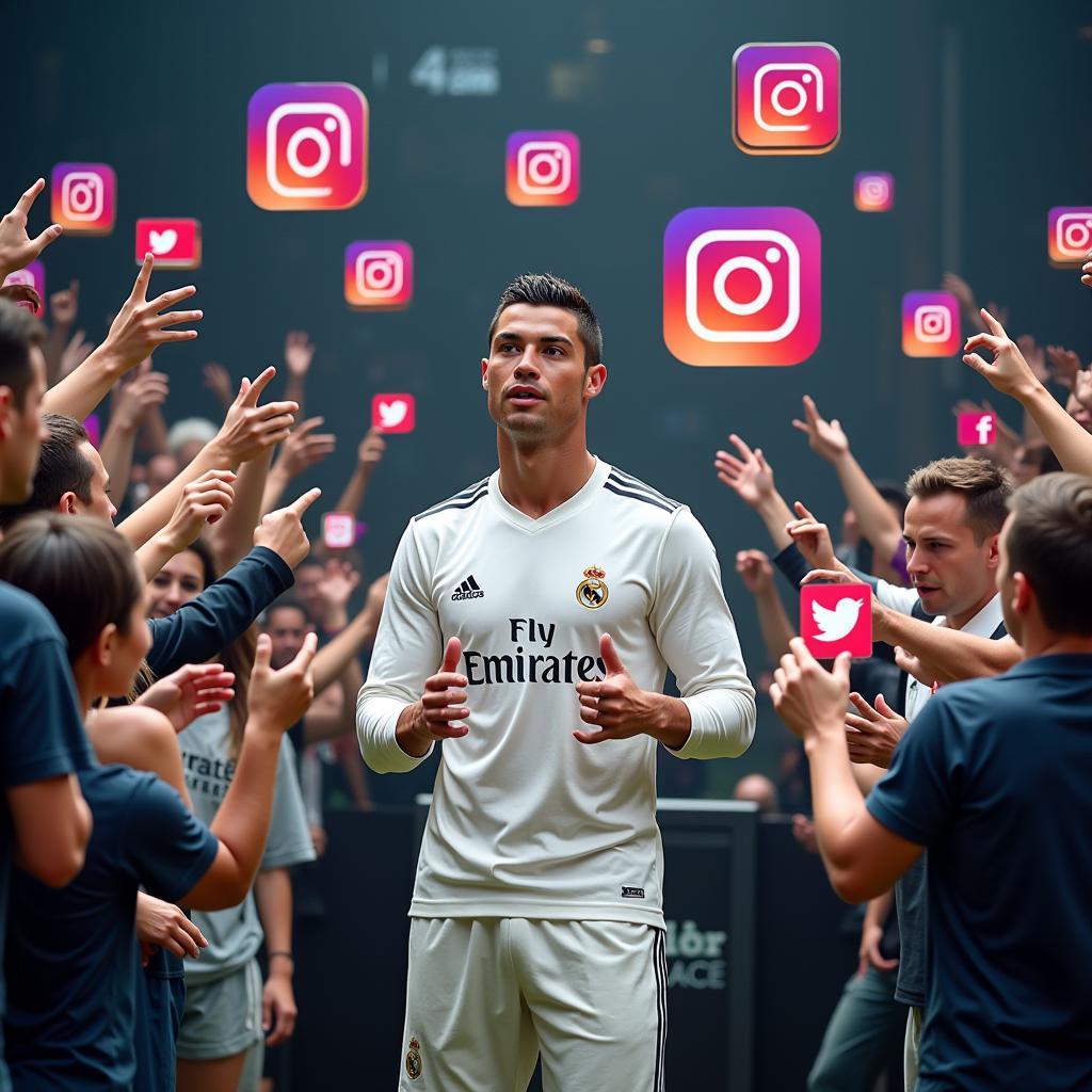 Cristiano Ronaldo on Social Media