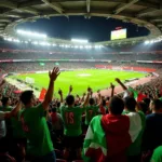 CS Marítimo fans celebrating a victory