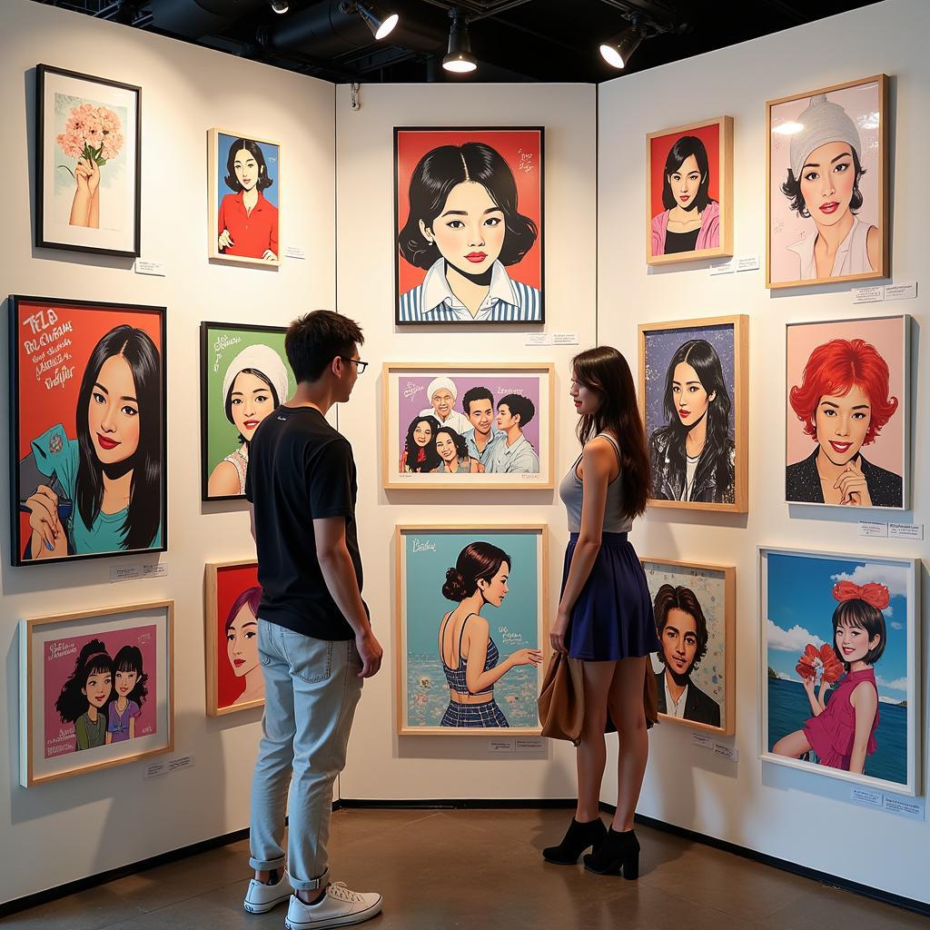 Cúc Tịnh Y Fan Art Exhibition