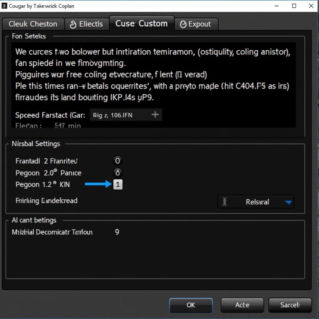 Custom Fan Curve Settings