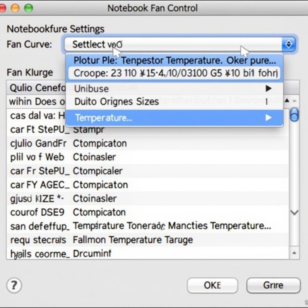 Custom Fan Curve Settings