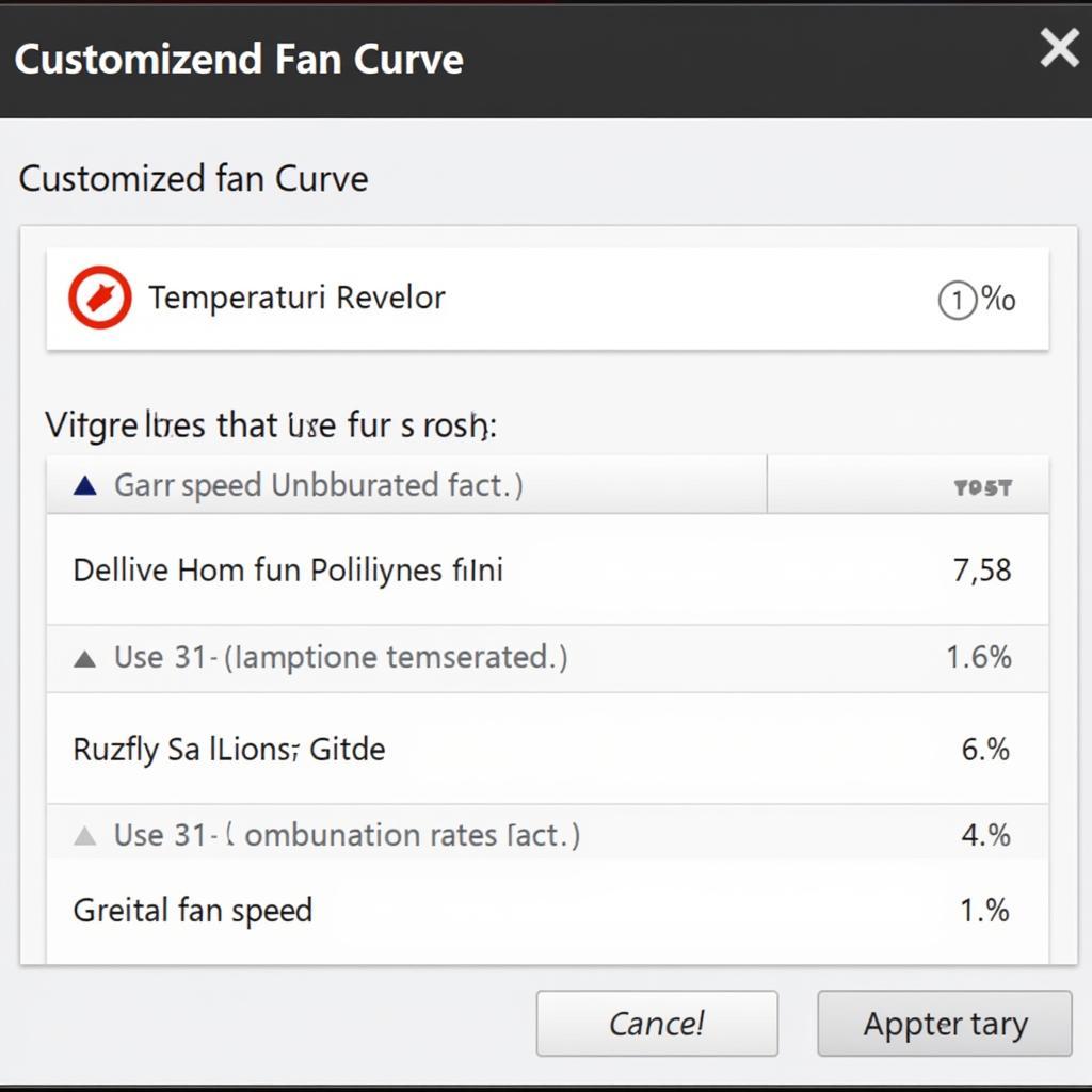 Custom Fan Curve Setup