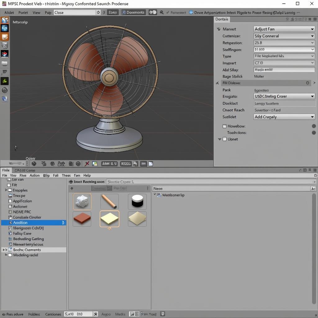 Customizing Your 3D Fan Model in Blender