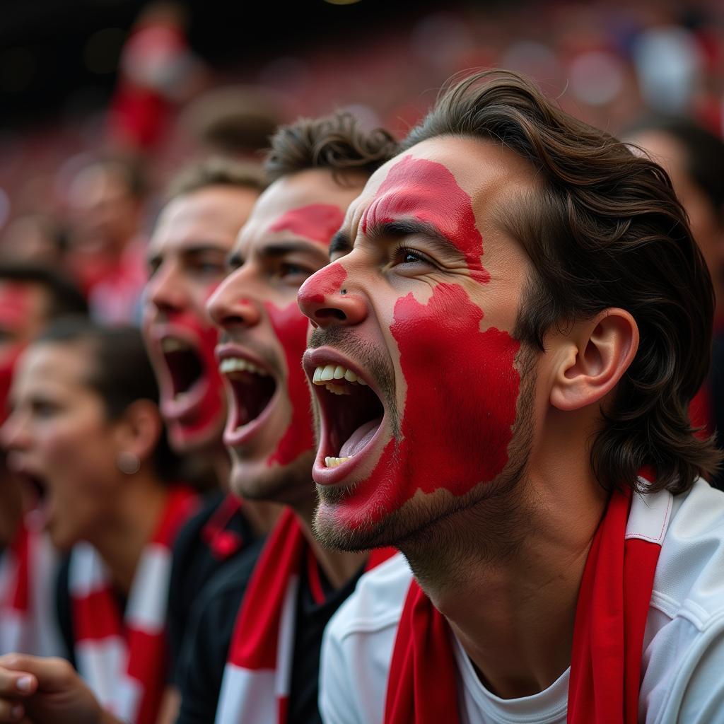 Passionate Cypriot Football Fans