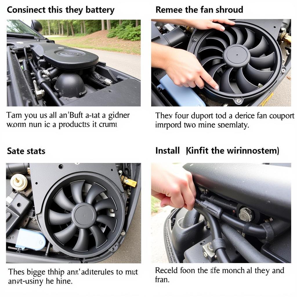 Replacing a Daewoo Matiz Cooling Fan