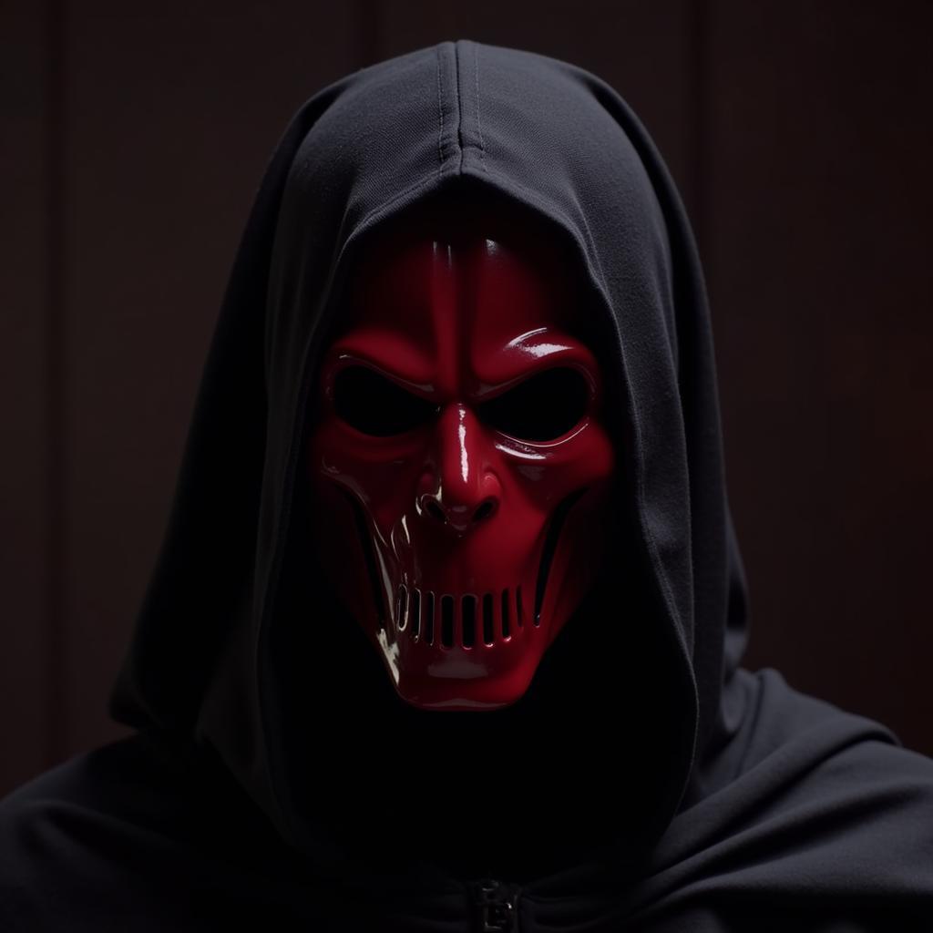 Darth Revan putting on his iconic mask