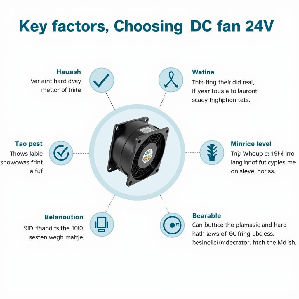 DC Fan 24V Selection