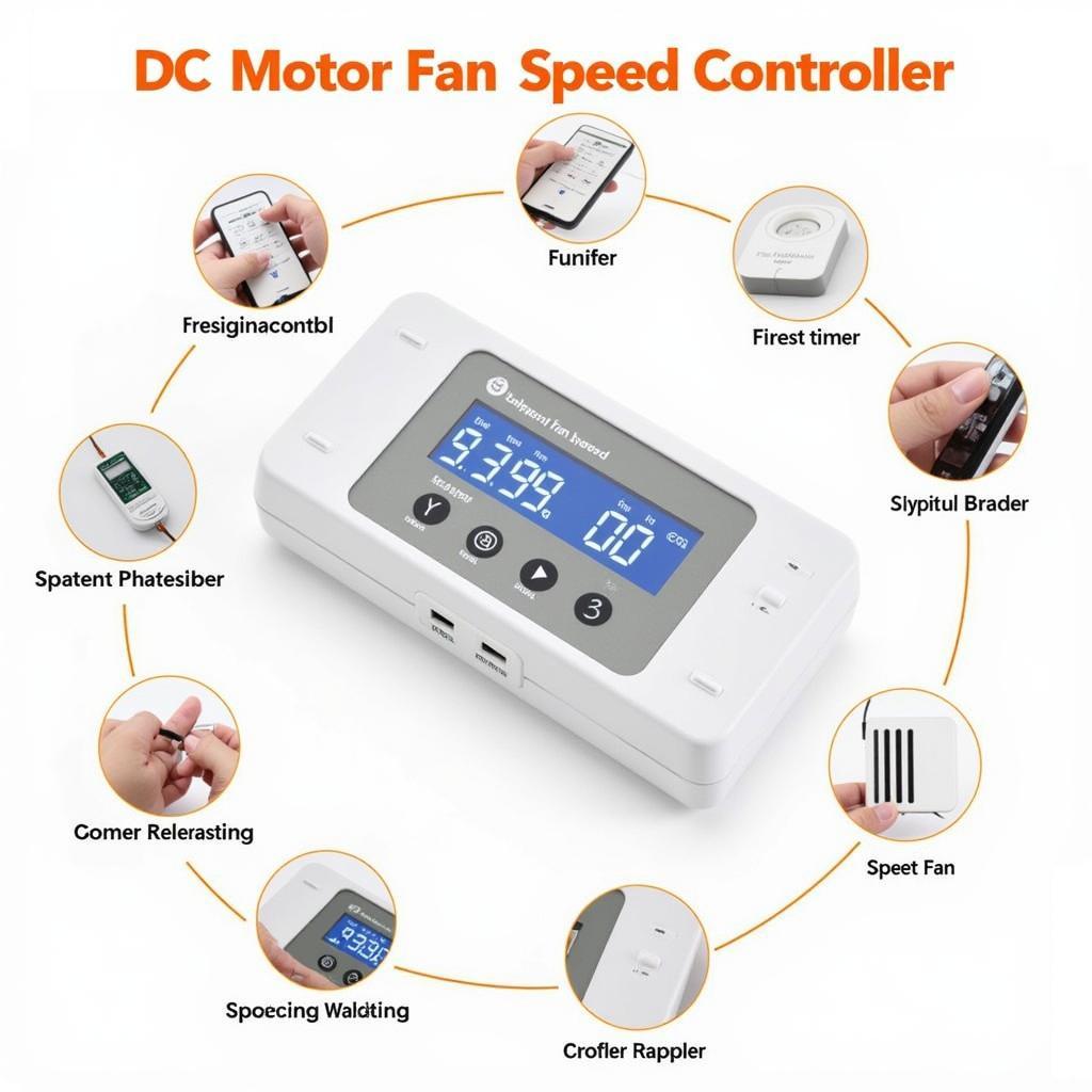 DC Motor Fan Speed Controller with Advanced Features