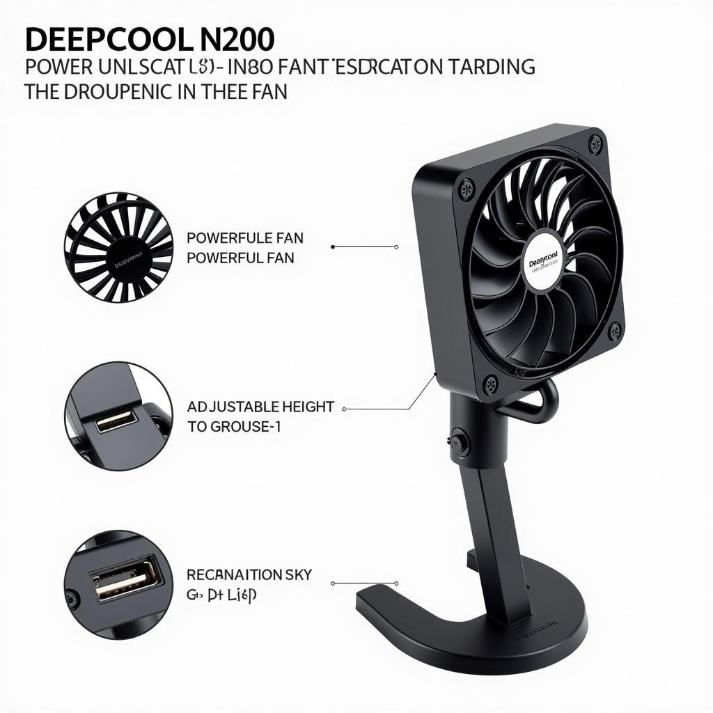 Deepcool N200 laptop fan