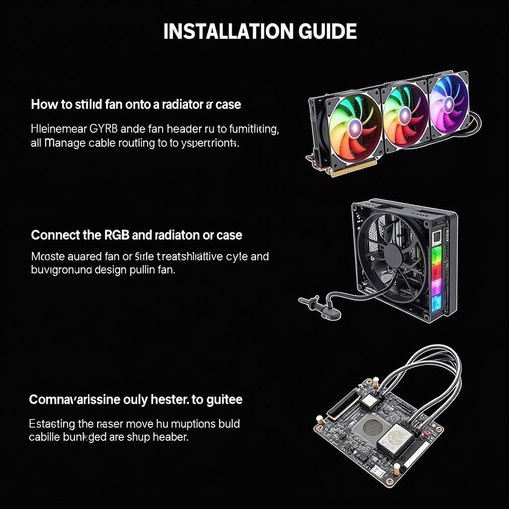 Deepcool RF120 RGB Aura Sync Fans Installation