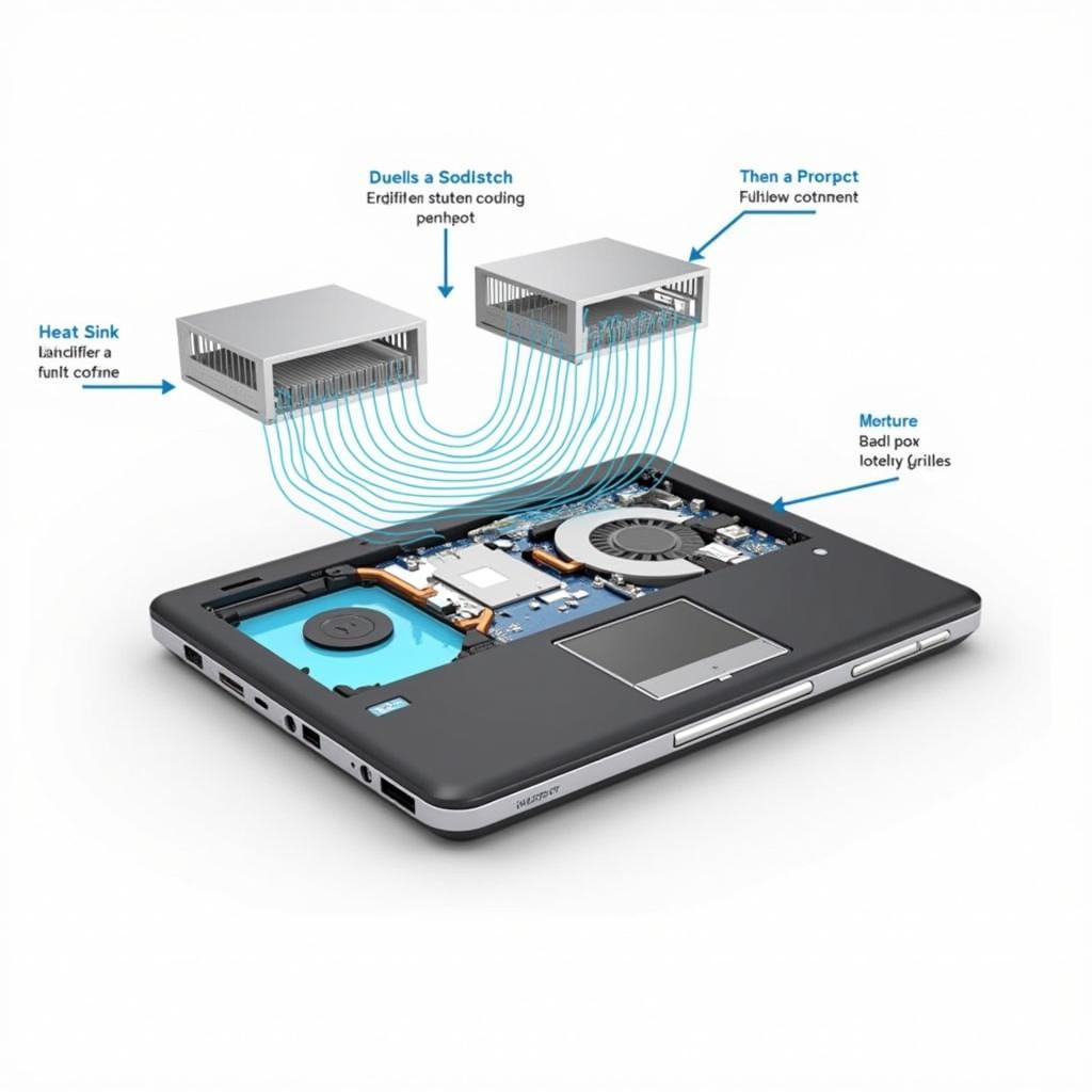 Dell Latitude 3558 Cooling System Components