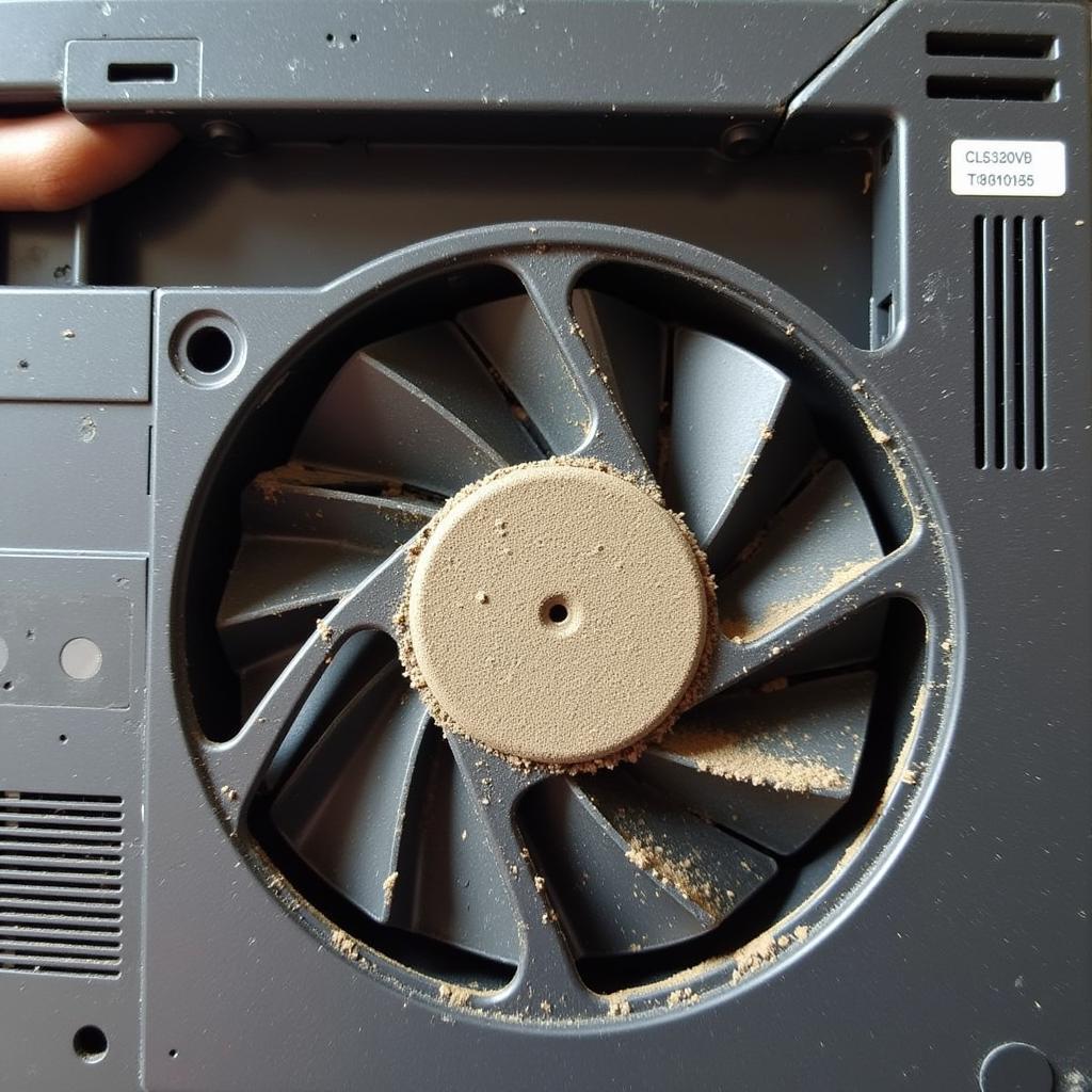 Dust Accumulation on Dell Latitude 3558 Fan