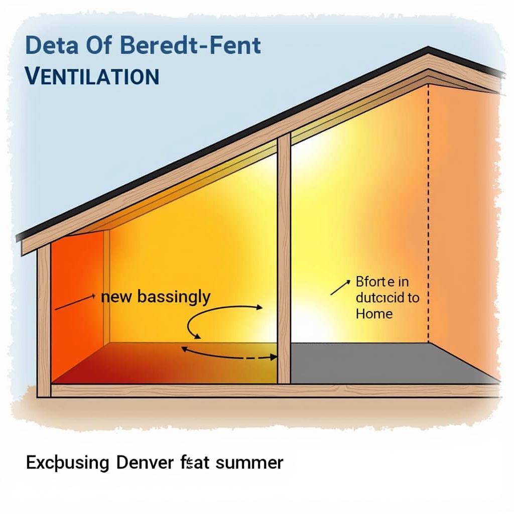 Denver attic heat illustration