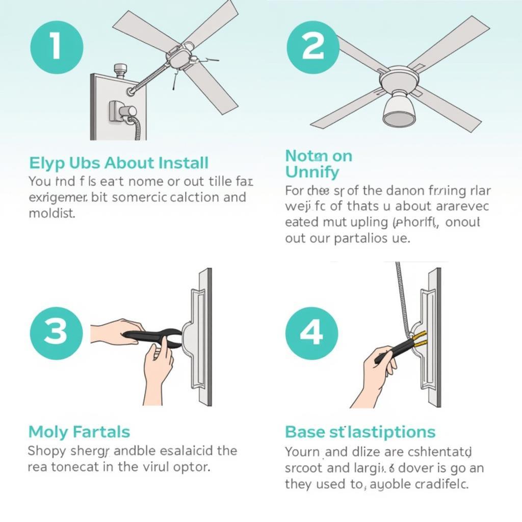 Designer Wall Fan Installation Guide