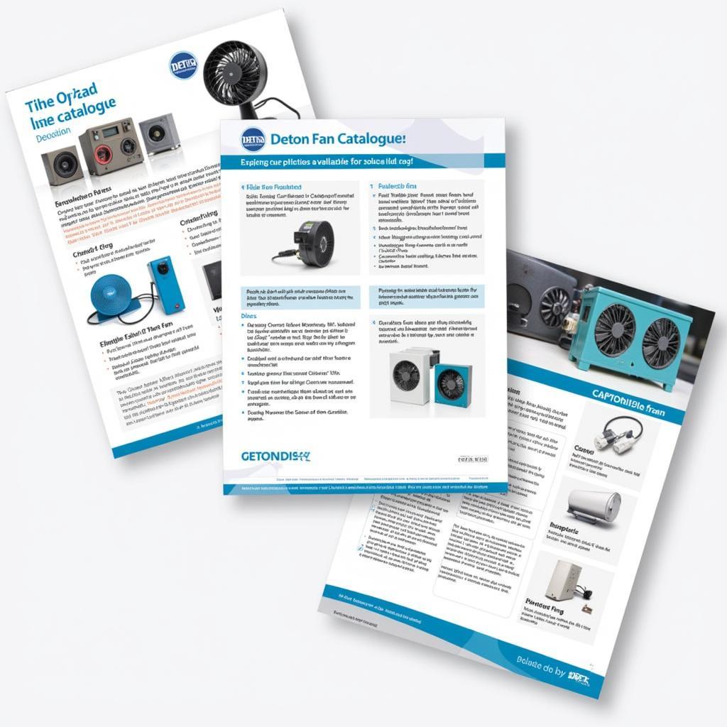 Browse the Deton Fan Catalogue