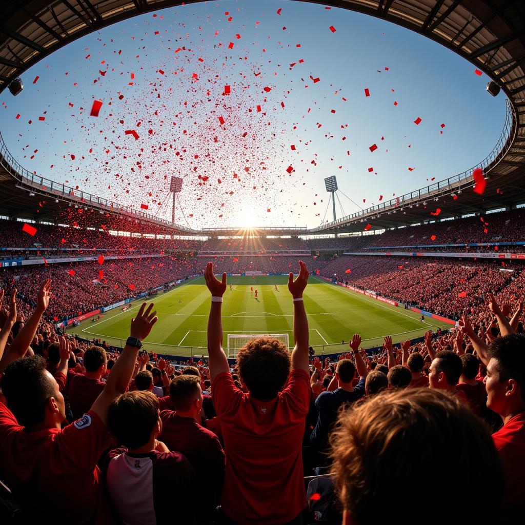 Fans Celebrating Victory