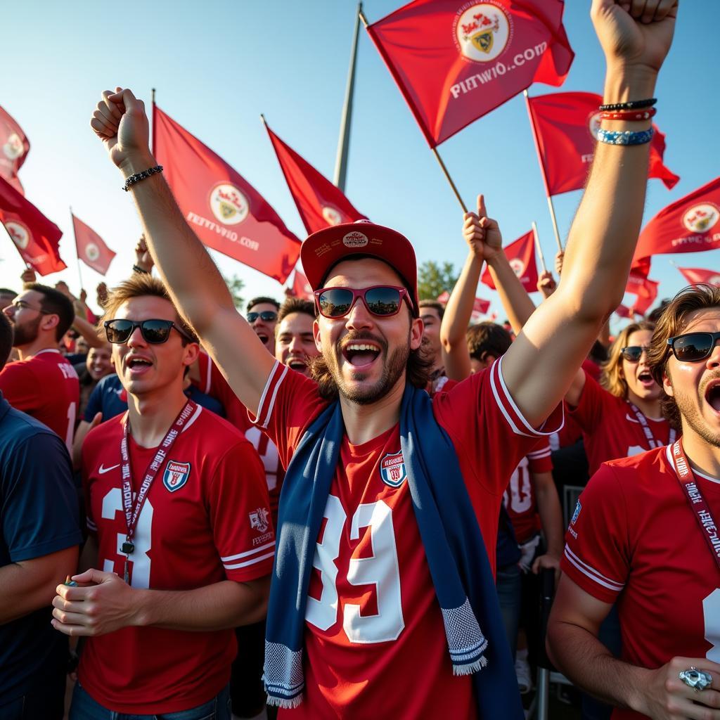 Fans Celebrating Victory