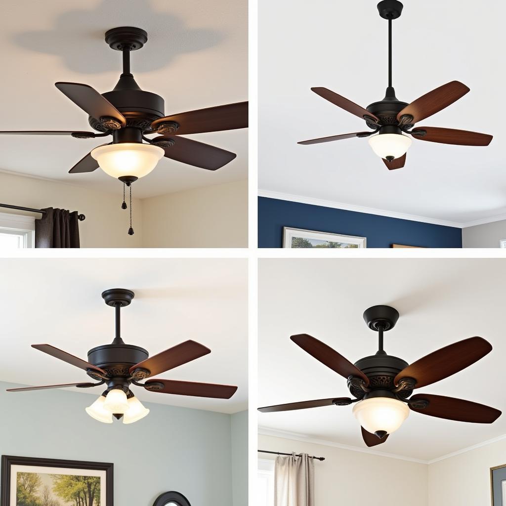 Different Ceiling Fan Styles for Various Home Decor Themes