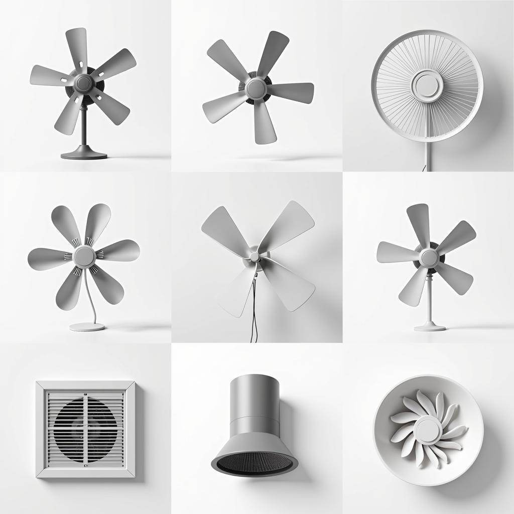 Different Fan Mockup Types