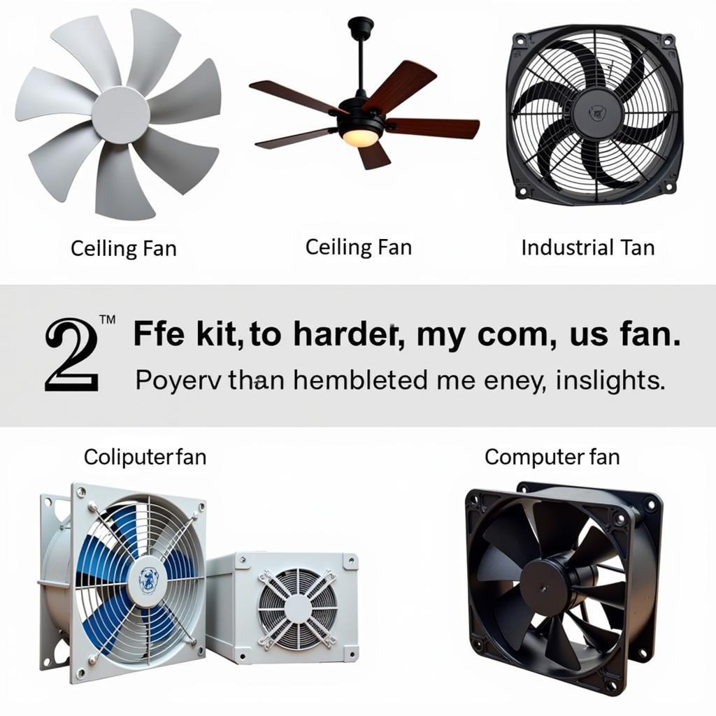 Various Fan Types for Different Applications