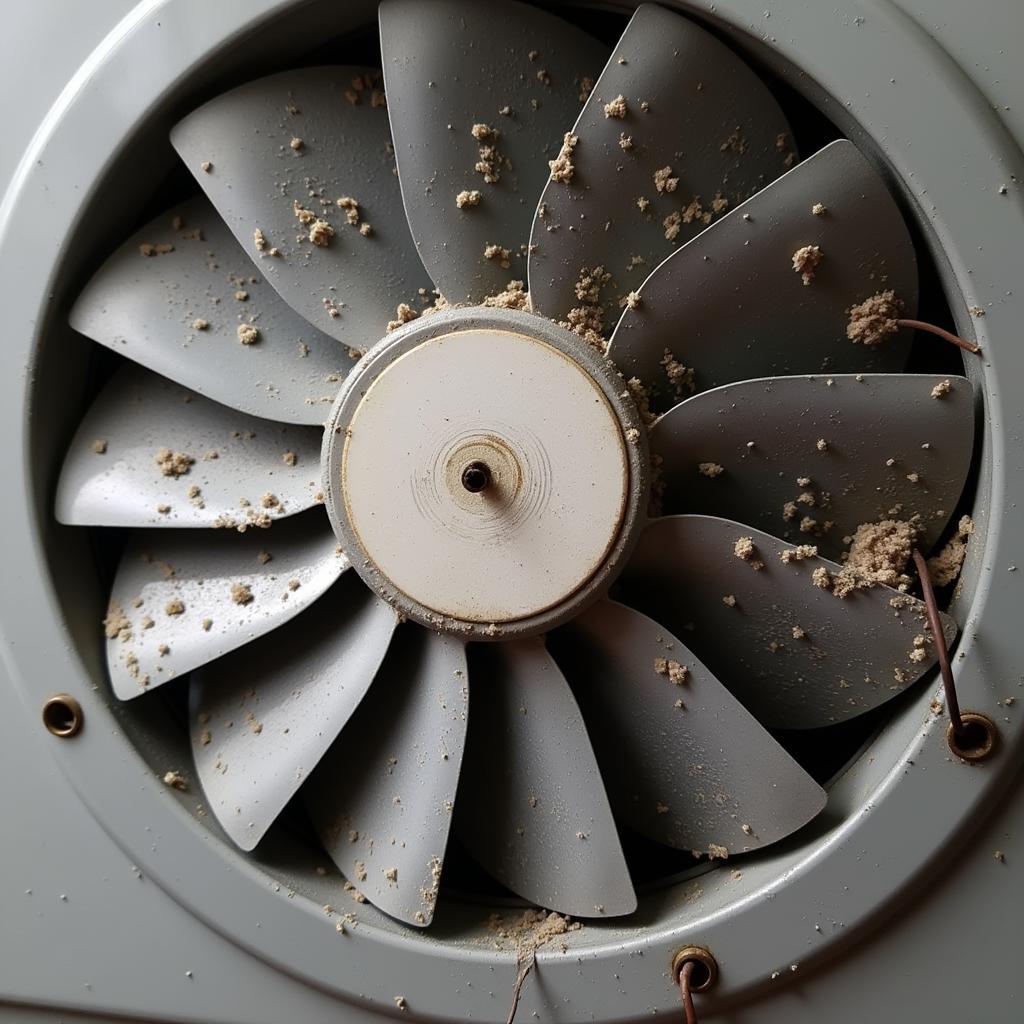 Dirty AC Fan Blades