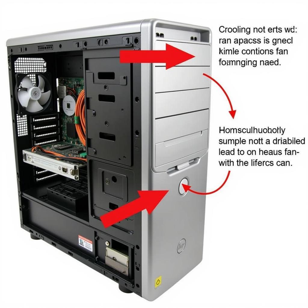 Computer with a disabled fan circuit