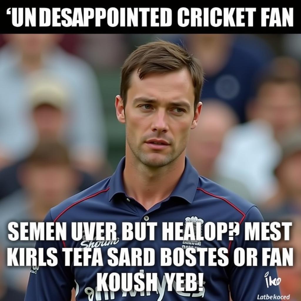 Disappointed Cricket Fan Meme Variations