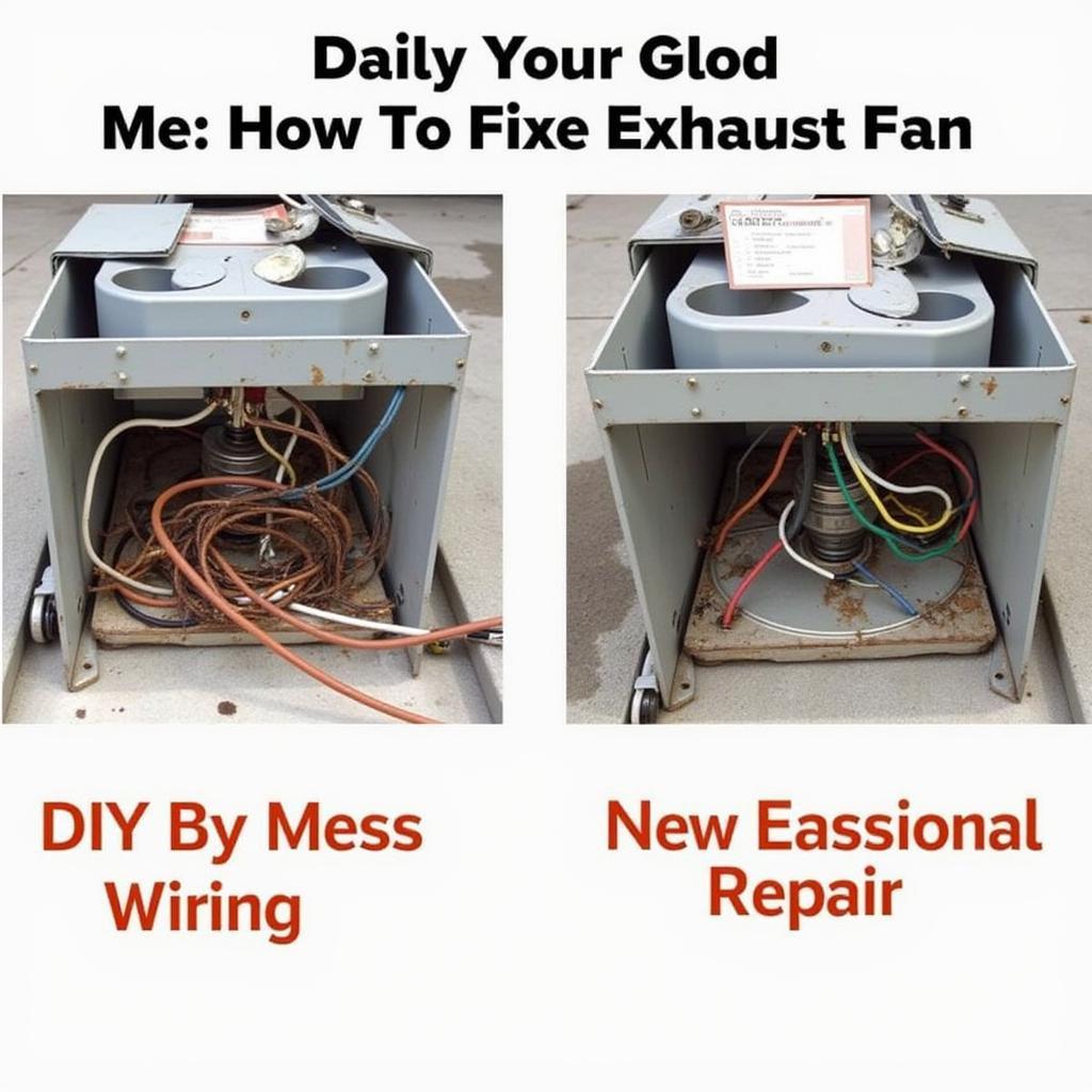 DIY vs. Professional Exhaust Fan Repair