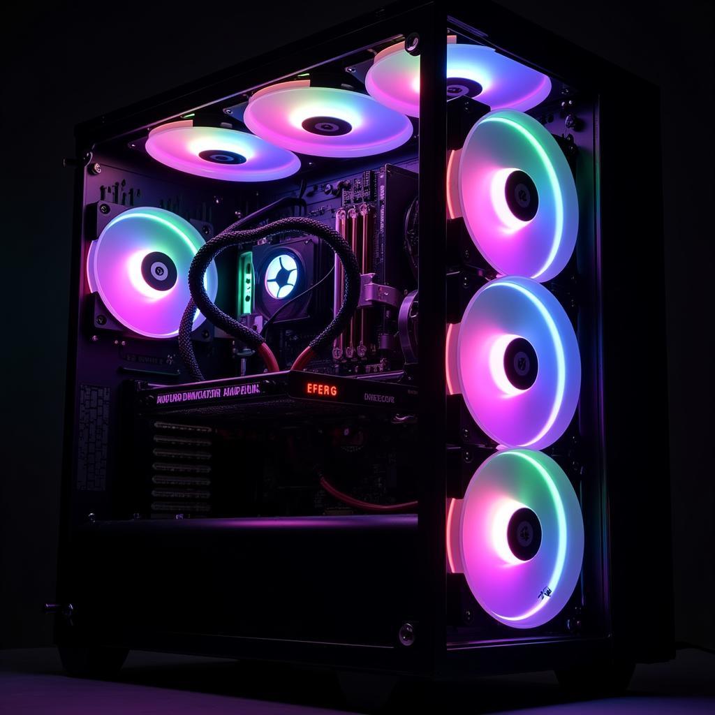 Dominator Airflow Platinum Fan RGB Lighting