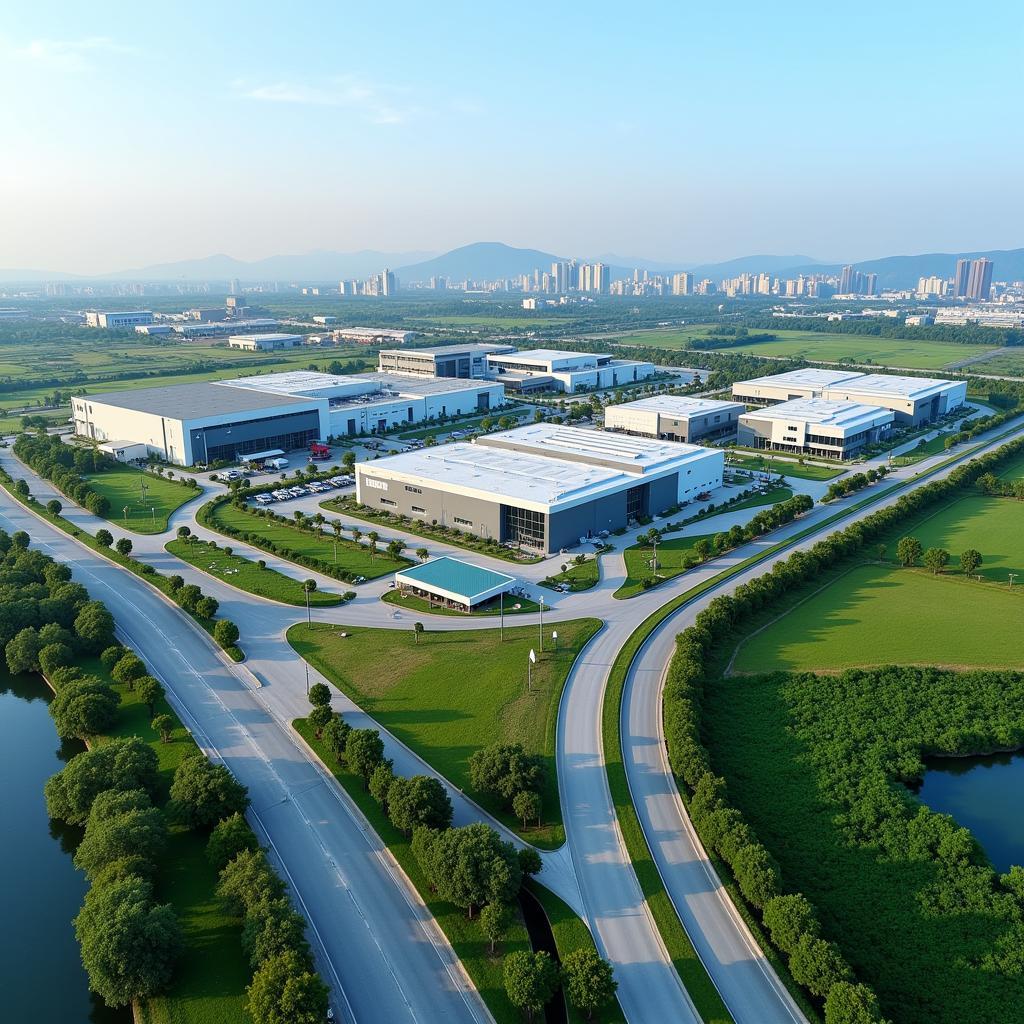 Dong Anh Industrial Park Aerial View