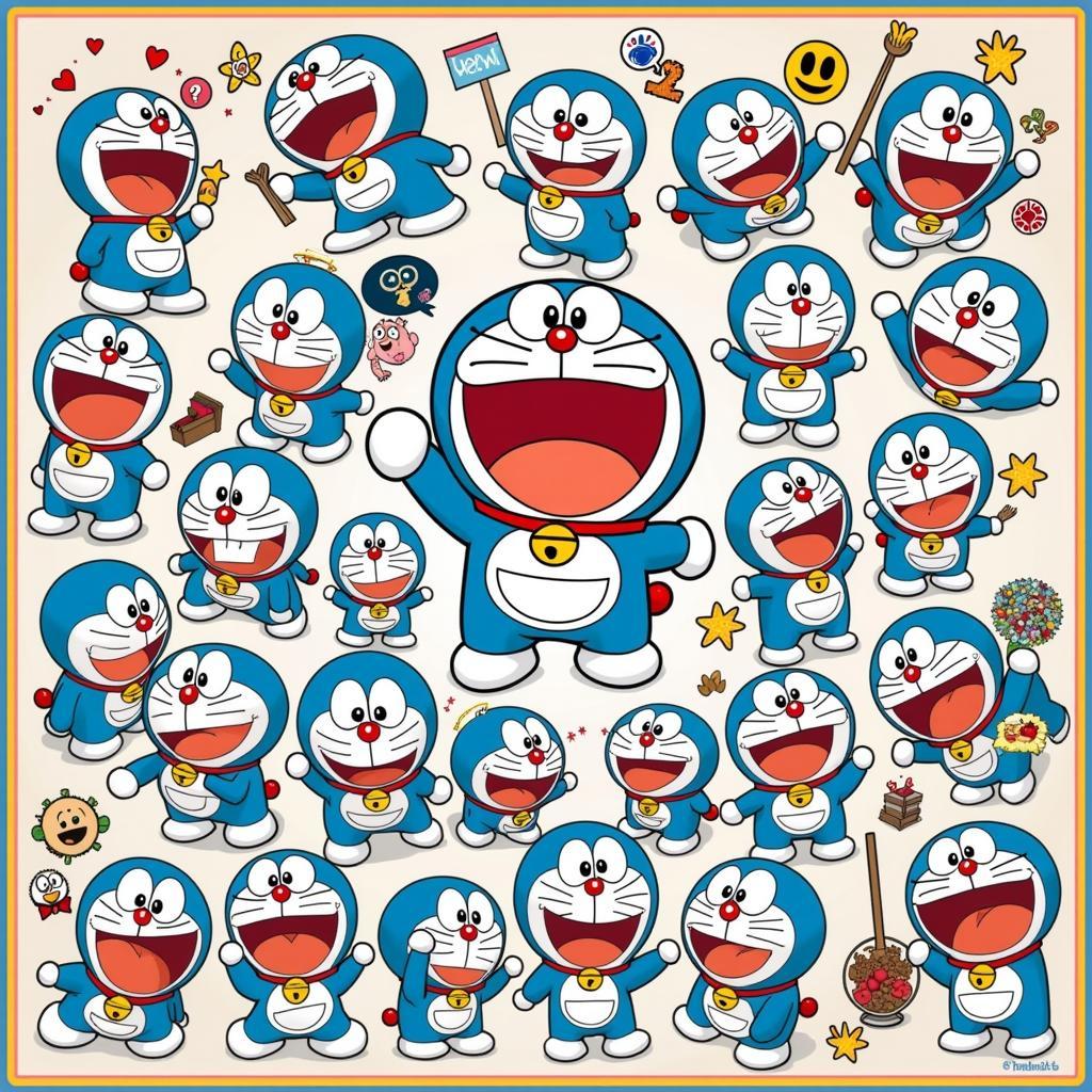 Diverse Doraemon Fan Art Styles