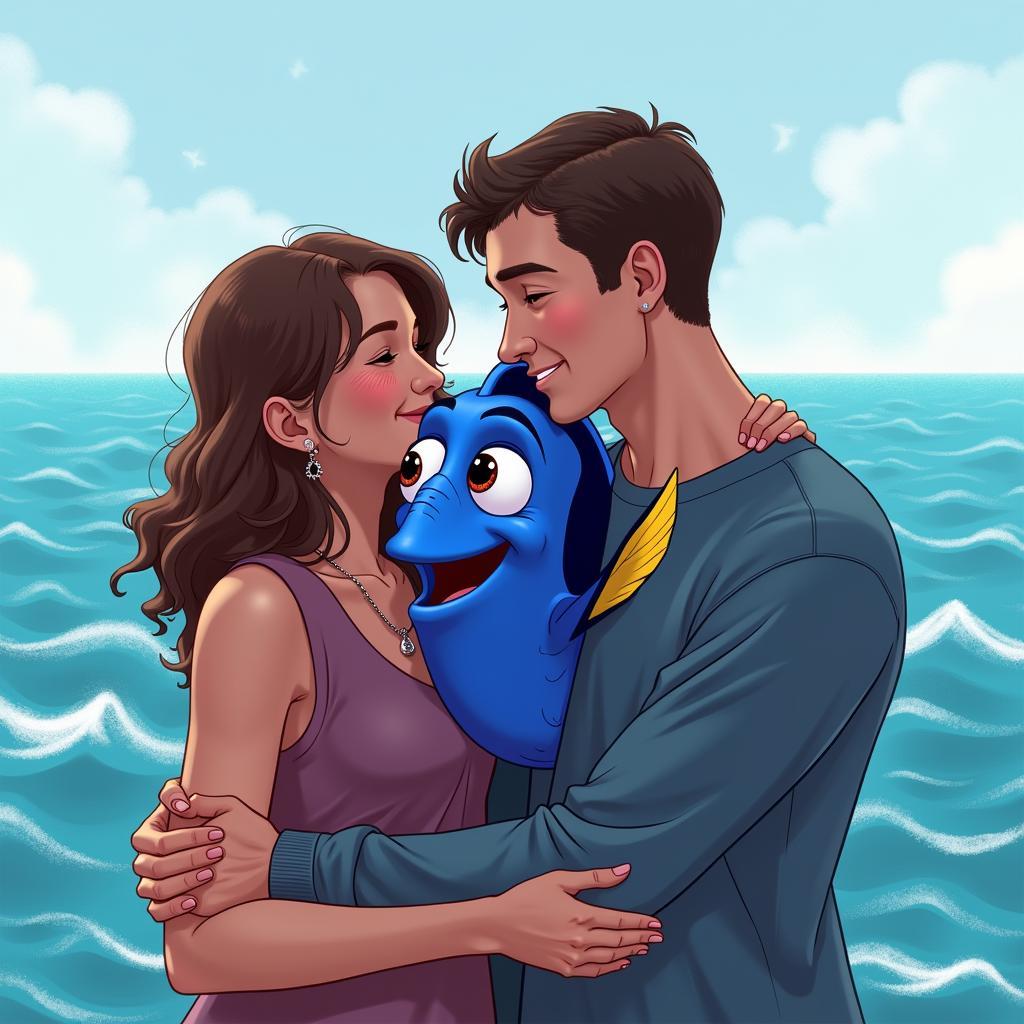 Dory and Destiny Reunion Fan Art