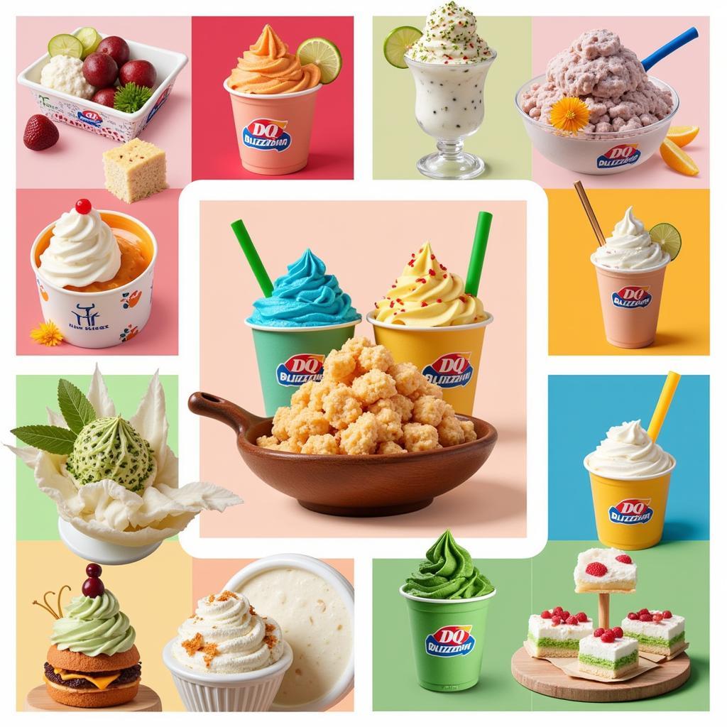 Dairy Queen Vietnam Menu Variety