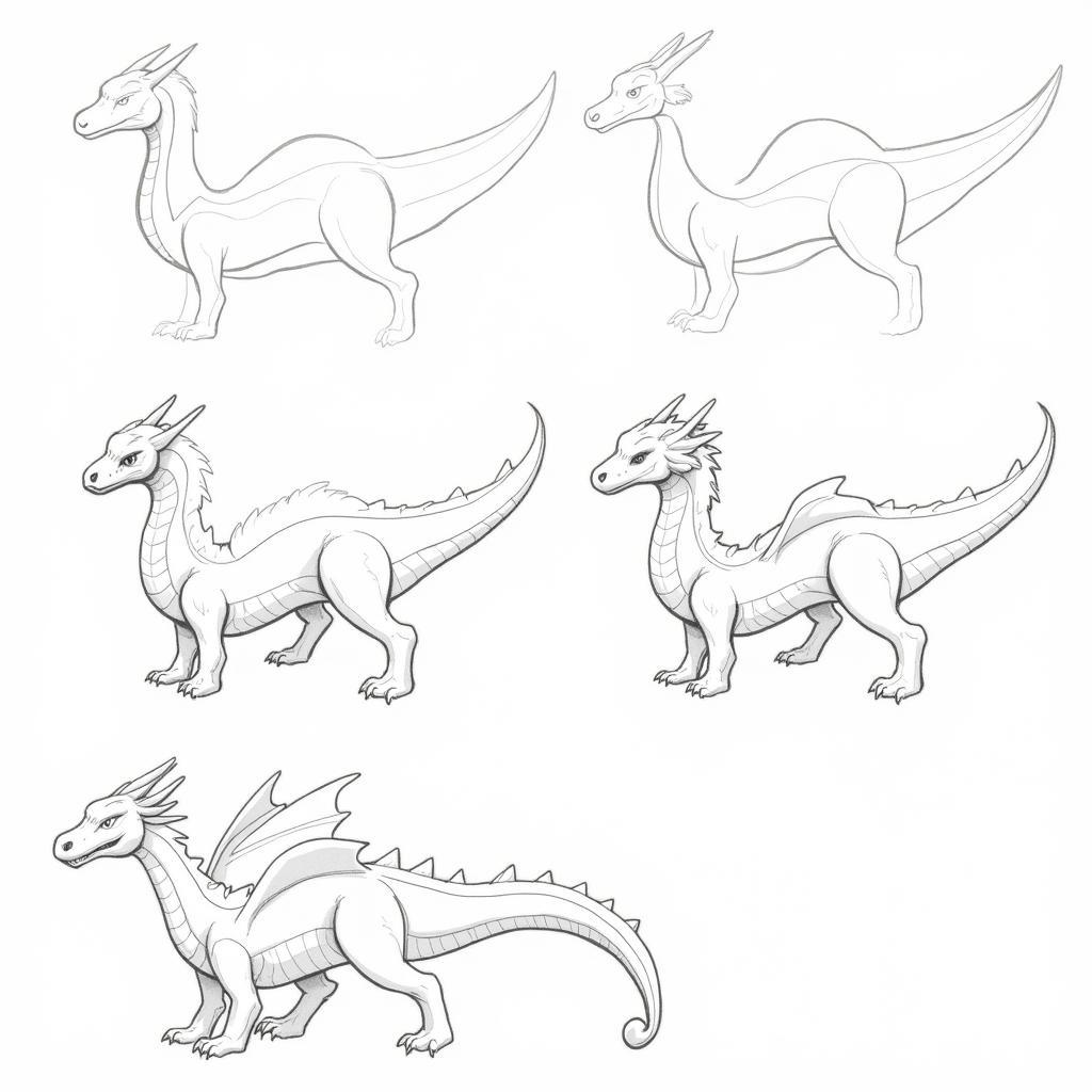 Dragon Anatomy Sketch