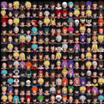 Diverse roster of characters in a fan-made Dragon Ball game