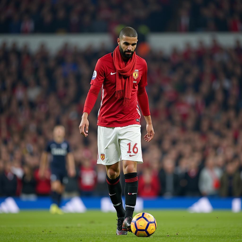 Drake at a Football Match