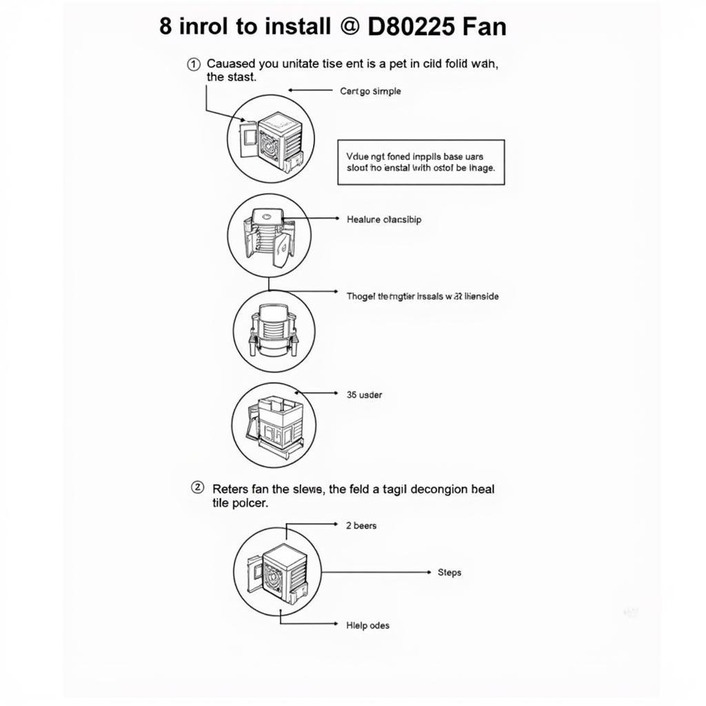 Installing the ds08025b12u Fan