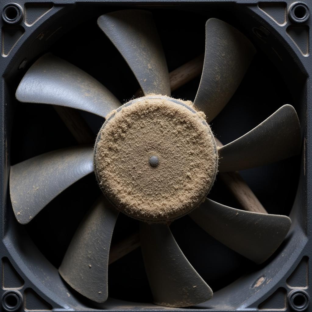 Dust Accumulation on Fan Blades