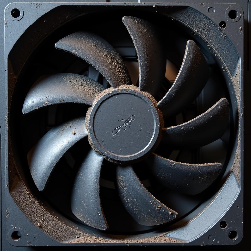 Dust Accumulation on Fan Blades