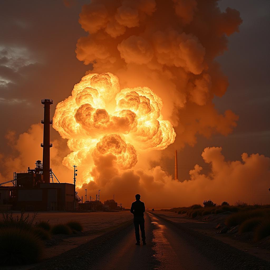 Dust Explosion in an Industrial Setting