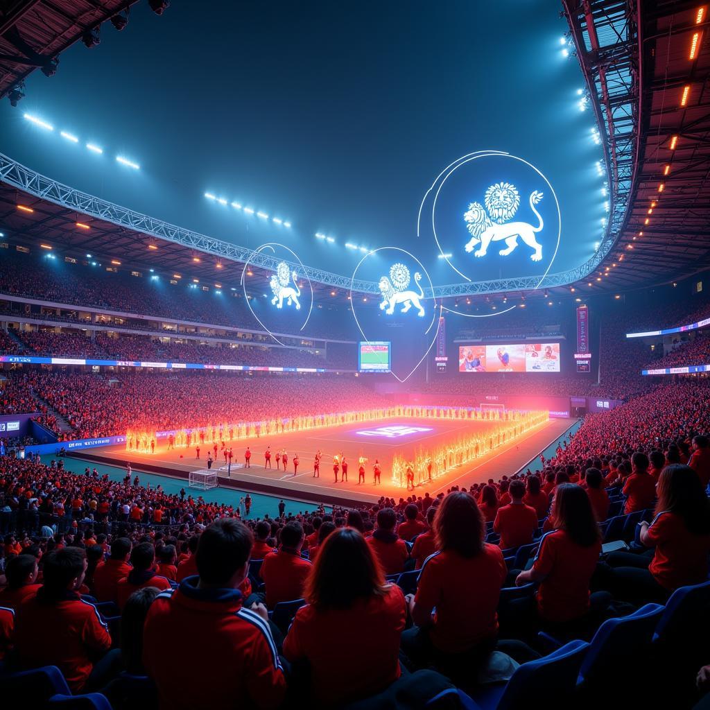 Dutch Fans Utilize Augmented Reality in a Futuristic Choreographic Display