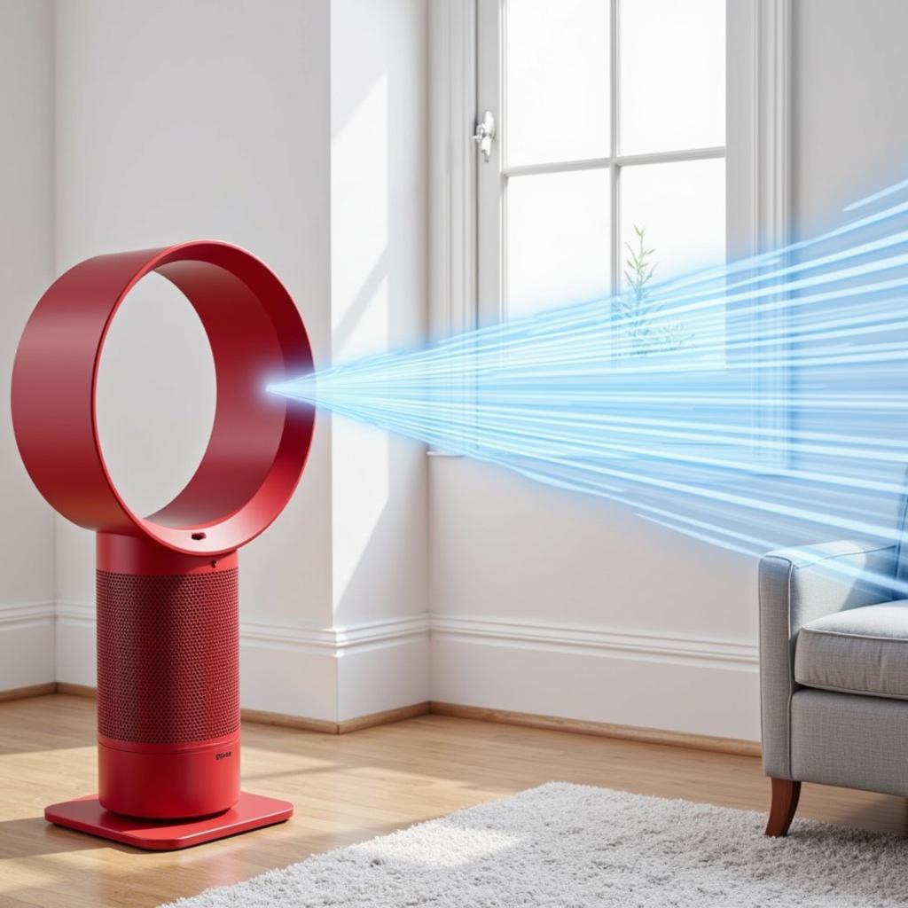 Dyson AM07 Fan Red: Powerful Airflow