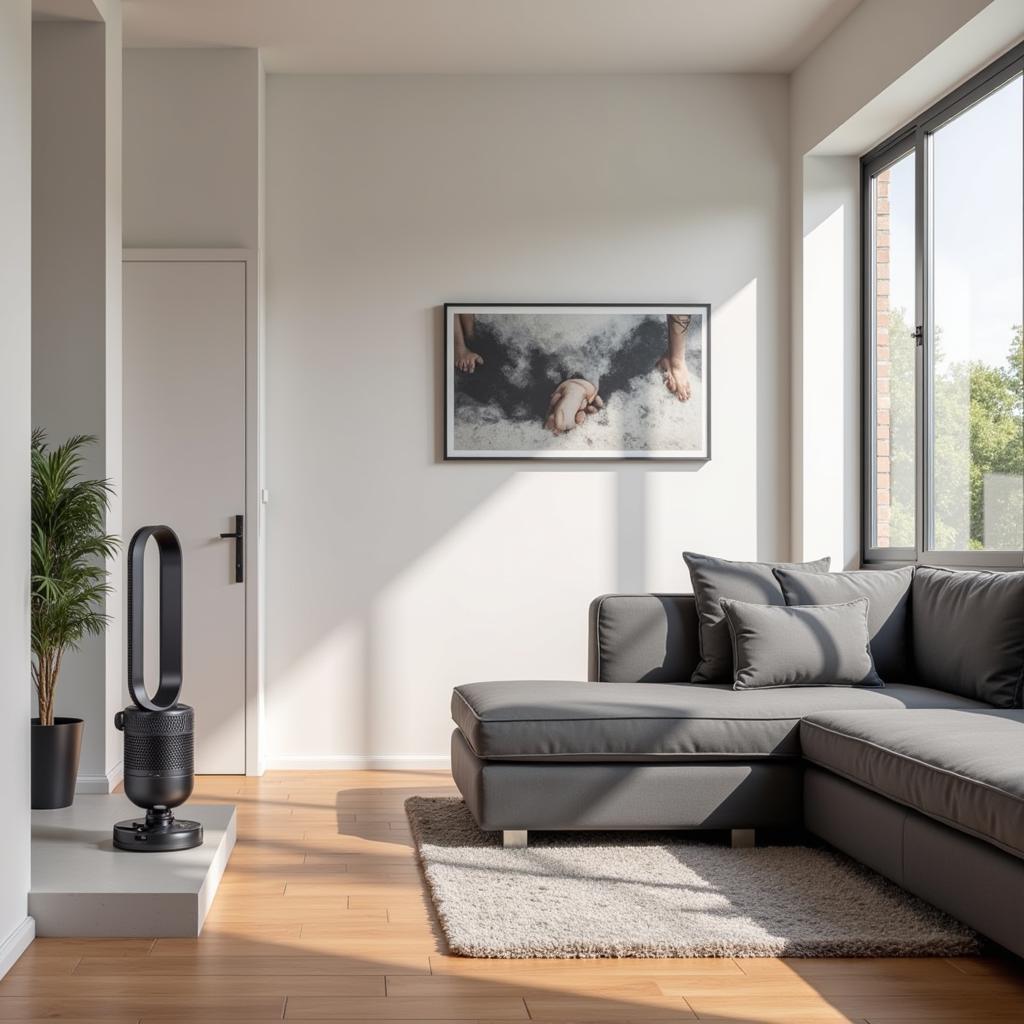 Dyson Fan in a Home Setting