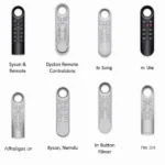 Different types of Dyson fan remote control