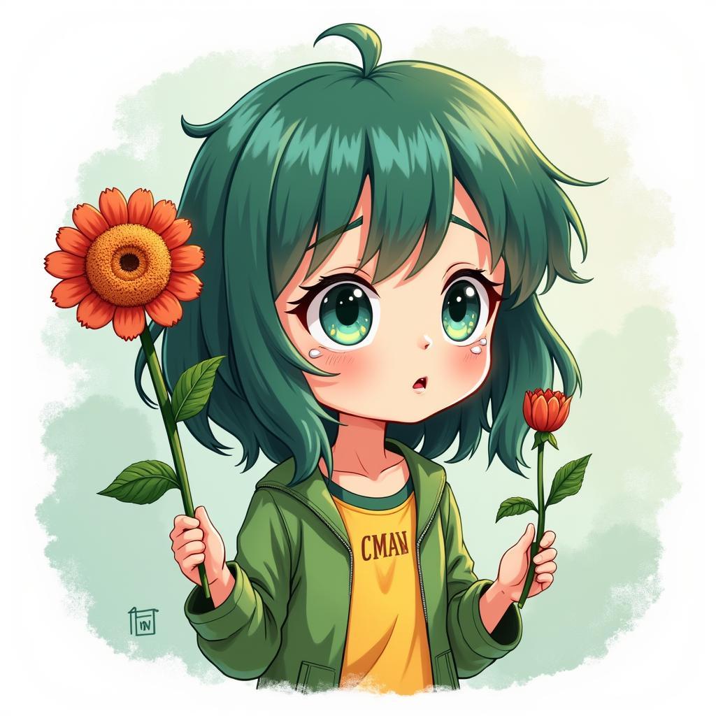 Earth Chan Depicting Climate Change