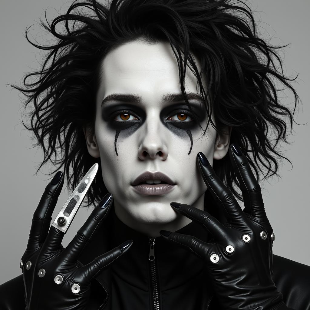 Edward Scissorhands fan art portrait