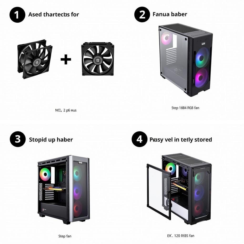 Installing the EK-Vardar EVO 120ER RGB fan in a PC case