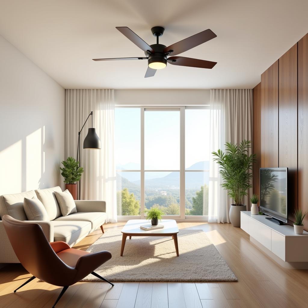 Electric Fan 3D Model in Interior Design