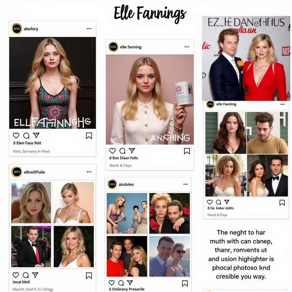 Elle Fanning Instagram Stories Highlights