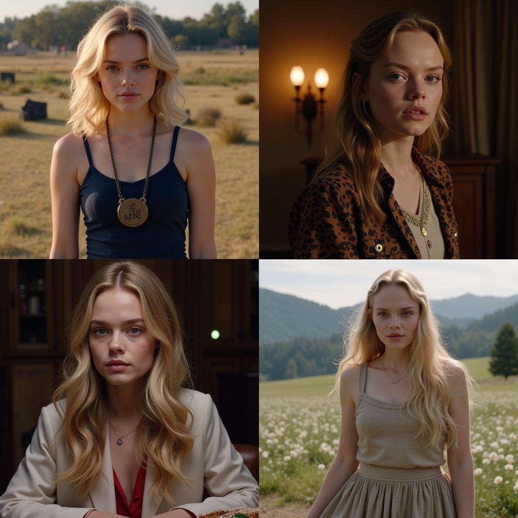 Elle Fanning in stills from her notable films